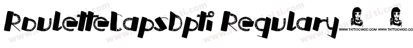 RouletteCapsOpti Regulary字体转换